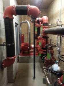 Peerless horizontal split-case fire pump install 2