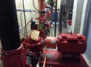 Peerless horizontal split-case fire pump install 3