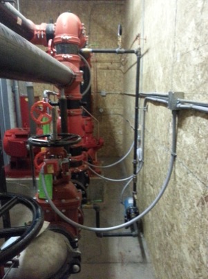 Peerless horizontal split-case fire pump install 4