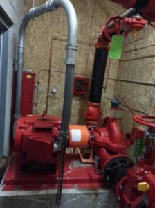 Peerless horizontal split-case fire pump install 5